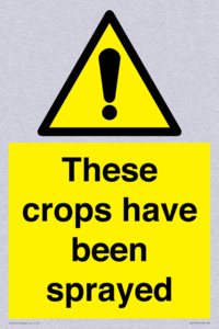These crops have been sprayed